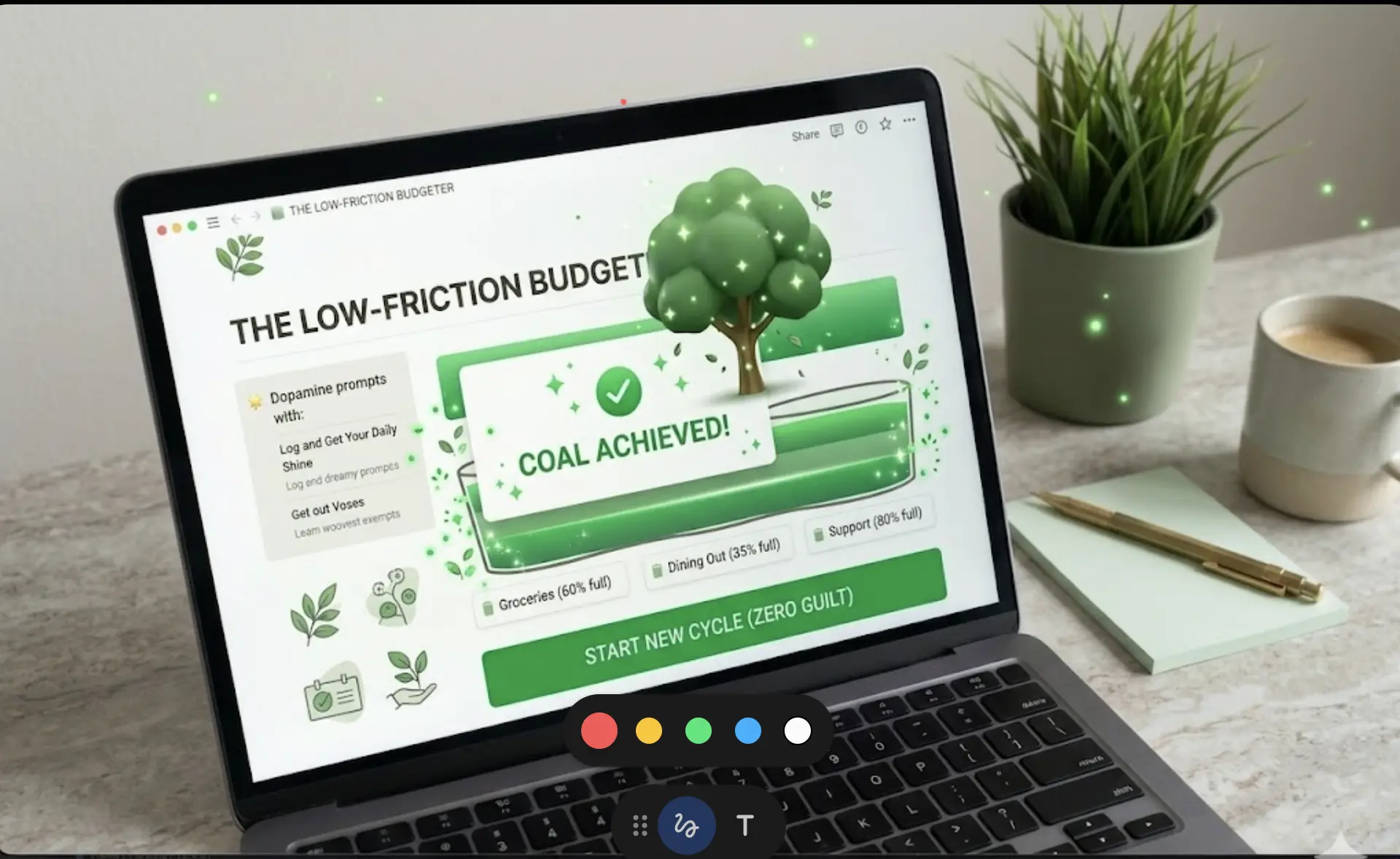 The Low-Friction Budgeter